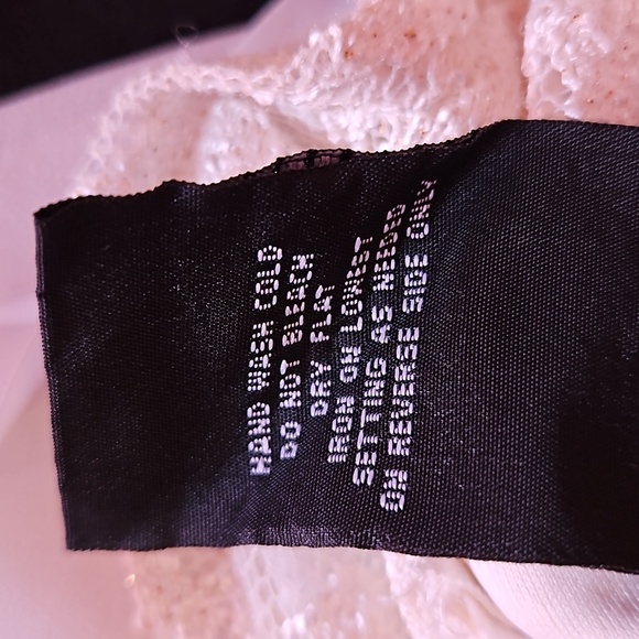 VTG B. DARLIN Ivory Lace Bandeau Ruched Bodycon Bow Tie Micro Corset Hoco Dress - Picture 8 of 8